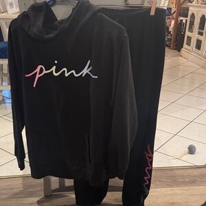 PINK Victoria's Secret Black Hoodie
